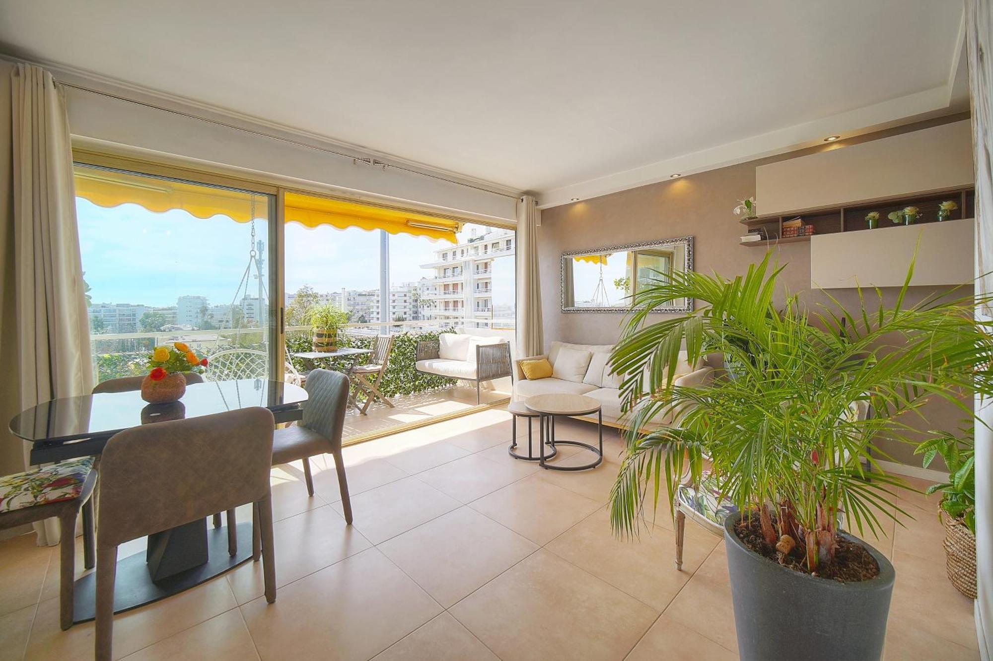 Frgk "Etoile Du Sud Terrasse Vue Mer Palm Beach" Cannes Esterno foto