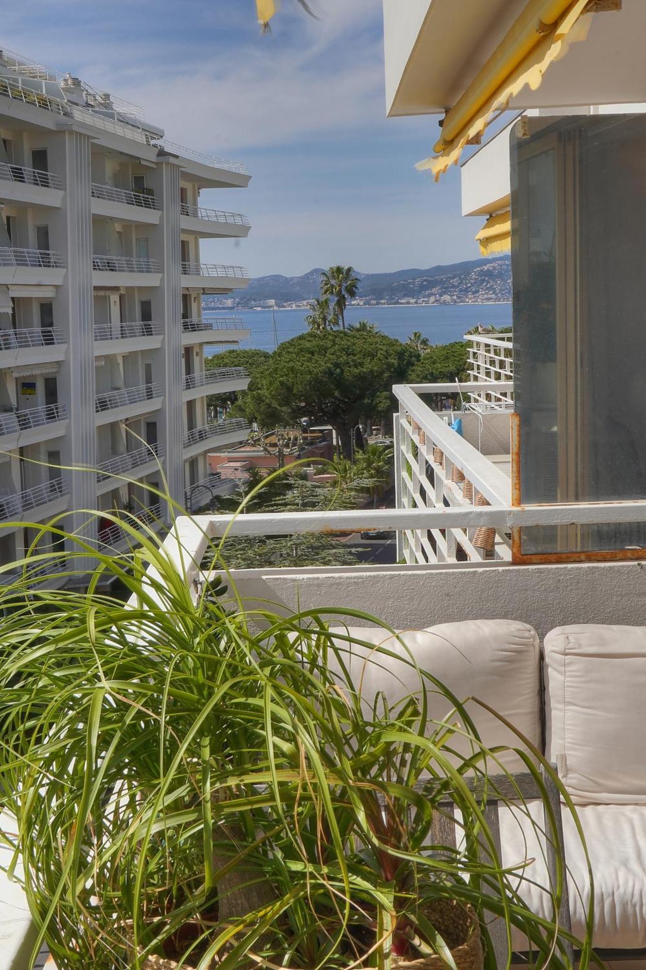 Frgk "Etoile Du Sud Terrasse Vue Mer Palm Beach" Cannes Esterno foto