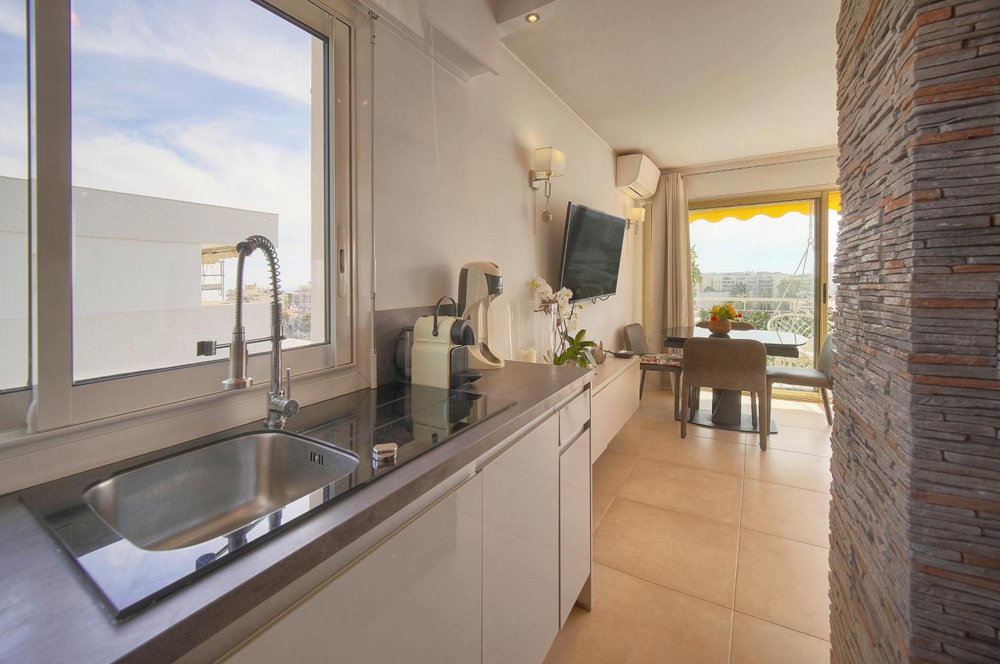 Frgk "Etoile Du Sud Terrasse Vue Mer Palm Beach" Cannes Esterno foto