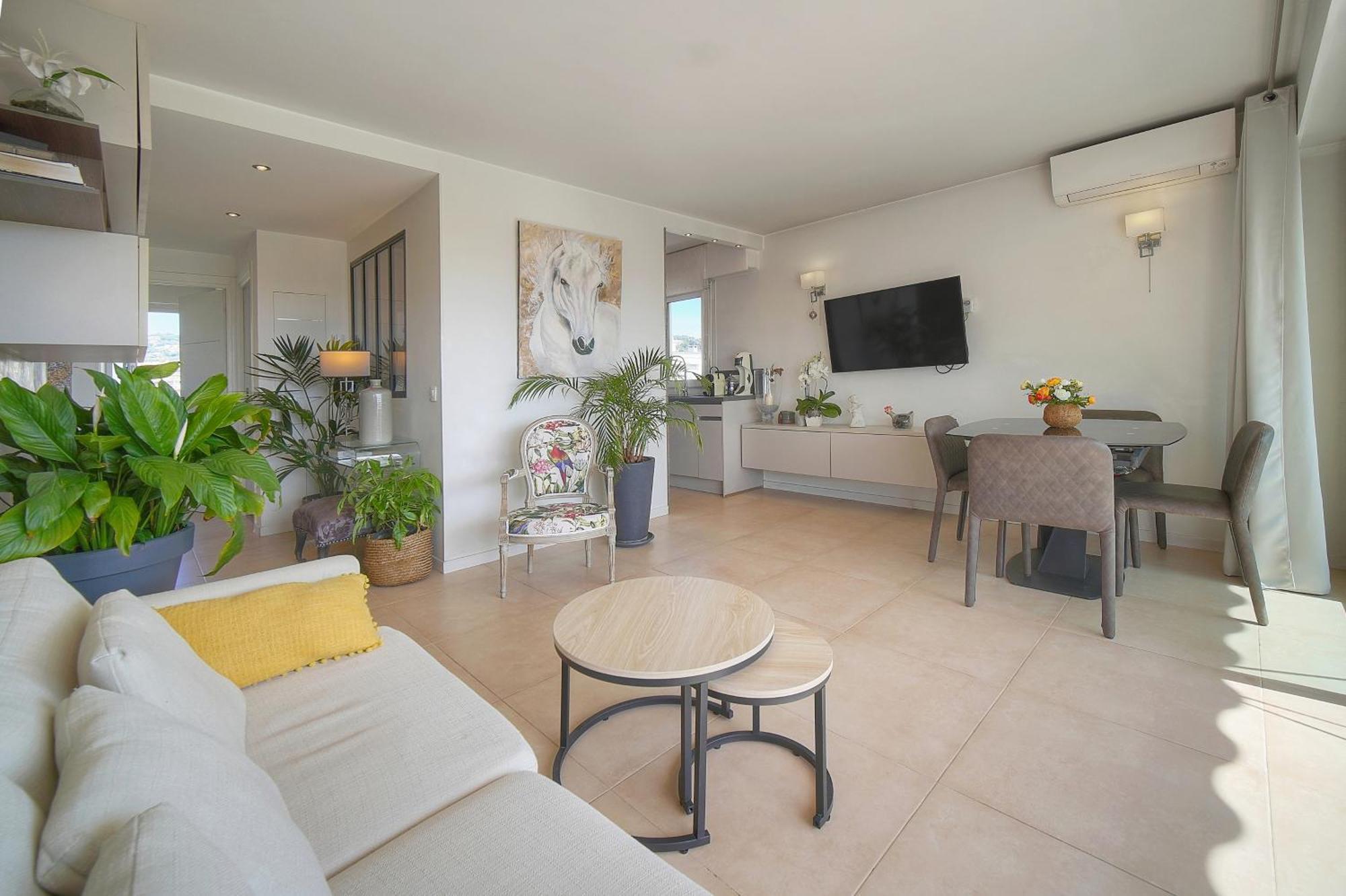 Frgk "Etoile Du Sud Terrasse Vue Mer Palm Beach" Cannes Esterno foto