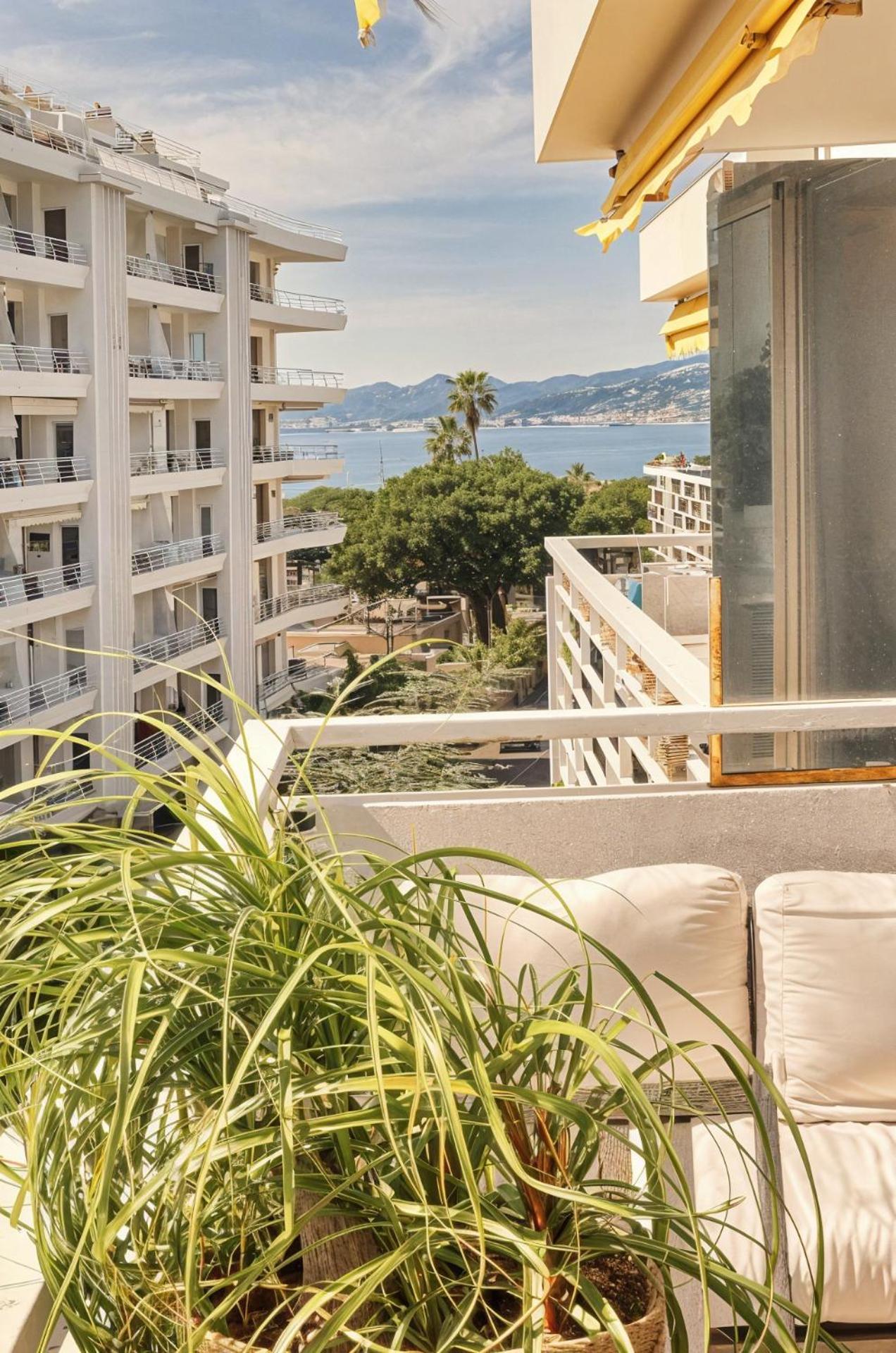 Frgk "Etoile Du Sud Terrasse Vue Mer Palm Beach" Cannes Esterno foto